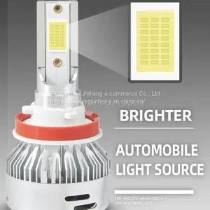H11 LED Headlight Bulb, 24W 6500K 2200Lumens Extremely Brigh H4 H7Cob-1021 thumbnail-4