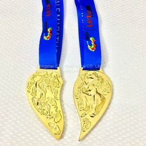 CTAI 8 Years Medal Manufacture Custom Metal Die Struck Medals for Gift thumbnail-3