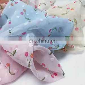 High Quality Chiffon Printed Fabric 75D for Women's Dress thumbnail-3