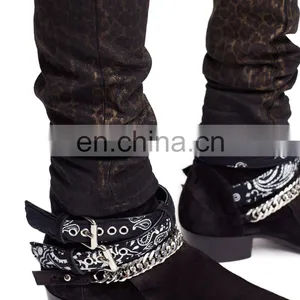 DiZNEW FOIL Coated BROKEN TEXTILES STRETCH Denim JEANS FOR MEN thumbnail-7