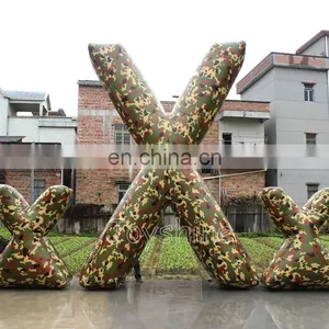 Wholesale Laser Tag Paintball Bunker Equipment Inflatable Camouflage Barriers Bunkers For Sale thumbnail-4