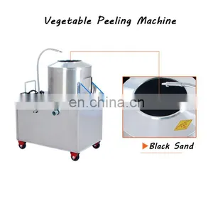 High Quality Potato Peeling and Cutting Machine Potato Peeler Machine for Restaurant thumbnail-3