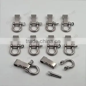 10 Pcs /Lot Silver Adjustable Paracord Buckle O-shaped Survival Shackle thumbnail-1