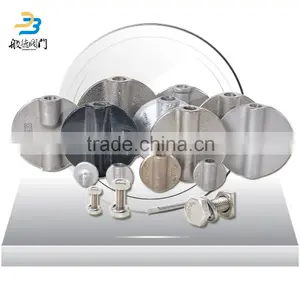 Chemical Industry Dn100 Inox Stainless Steel Manual Eccentric Metal Seal Butterfly Valve thumbnail-6