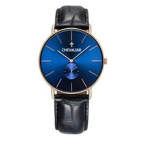 Stainless Steel Water Resistance Women Watches Man Ultrathin Quartz Watch thumbnail-4