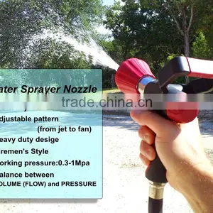 (3226) Heavy Duty Firemen's Style Pistol Sprayer Valve Big Flow Hose Nozzle thumbnail-3