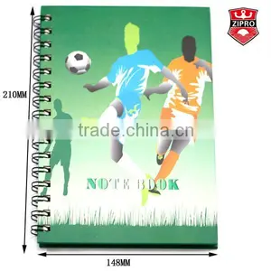 Hard Cover Notebook Football Spiral Notebook Spiral Bound Hard Cover Notebook thumbnail-1