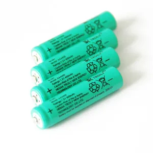 NiMHAAA400mAh 1.2V Rechargeable Battery Solar Light Battery KC thumbnail-1