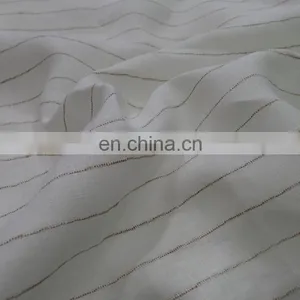 Men's and Women's Suits Ramie Cotton Shirt Trouser Suits Fabric Pure Linen Yarn-dyed Fabric thumbnail-4