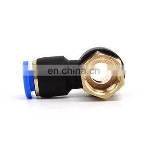 SNS SPHF Series Pneumatic 90 Degree Elbow Male-Female Thread Push To Connect Pipe Fittings Quick Tube Joints thumbnail-5