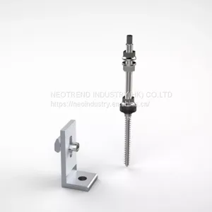 Aluminum L Foot With Hanger Bolt Mounting Structure thumbnail-1