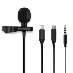 Lavalier Microphone With Lightning Port Compatible With IPhone 7 Plus, 8 Plus, X, XR, XS, XS Max, 11 Pro Max thumbnail-2