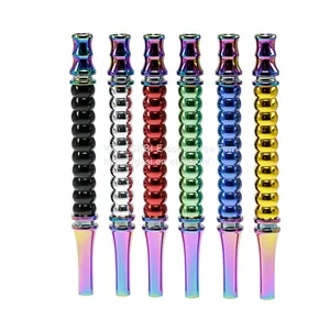 Smoking Pipe Metal Rainbow Color Alloy Smoking Pipe For Sell thumbnail-1