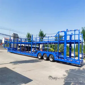 24 Meter Export Semi-trailer 10 Car Semi-trailer Export Russian Semi-trailer 3-axle Semi-trailer thumbnail-3