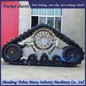 Conquer Muddy Farmland Worldwide! Large Harvester Tractor Modified With Rubber Half Track, Anti Slip and Anti Sinking, Selling Well Overseas thumbnail-2