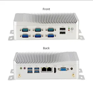 Mini PC Win 10 J4125 Processor Embedded SIM Card Slot for 3G/4G Module VGA Fanless Industrial Desktop Computer thumbnail-4