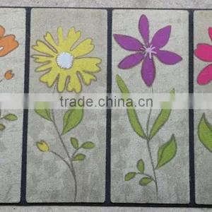 Serenity 100% Recycled Flocking Fiber Rubber Door Mat thumbnail-1