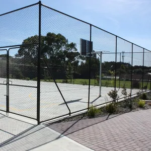 Galvanized 3.0mm 75x100mm 1800x2100mm Temporary Fence for Basketball Courts in Australia thumbnail-2