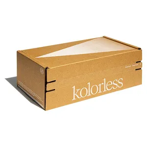 Bread Packaging Food Grade Pink Paper Mochi Doughnut Packaging Snacks Biscuit Cookie Packaging Box thumbnail-2