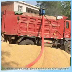 Vehicle-mounted Two-phase Electric Hose Grain Suction Machine, Electric Auger Grain Elevator for Climbing Slopes, and Bulk Ash Tanker Suction Machine thumbnail-1