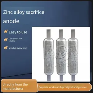 Custom Processing of High-efficiency Aluminum Alloy Sacrificial Anodes. High-efficiency Aluminum Anodes. High-quality Supplier thumbnail-1