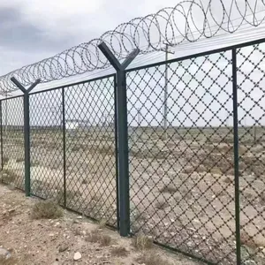 Diamond Green PVC Coated Chain Link Fence - Durable and Aesthetic Security Solution thumbnail-3