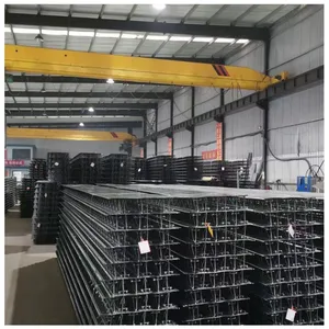 Manufacture Good Price Galvanized Open-type Floor Deck 0.8mm 0.9mm 1mm 1.2mm Galvanized Steel Deck thumbnail-2
