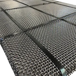OEM Manganese Steel Woven Wire Mesh, Durable Wire Mesh, Suitable for Mining and Construction Industries. thumbnail-2