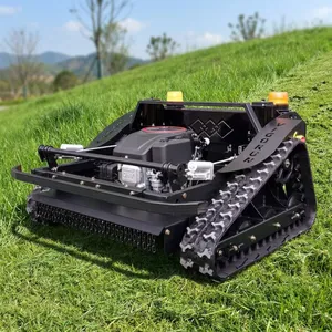 Vigorun Tech VTLM800 Industrial Remote Operated Rubber Track Slope Mower Working Degree 0-60 Cutting Width 800mm thumbnail-1