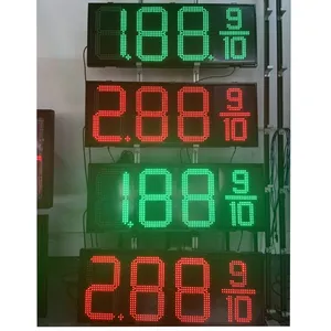 HIgh Brightness 16 Inch Gas Station Petrol Price Led Display LED Gas Sign Board thumbnail-1