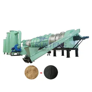 Horse Dung Agricultural Waste Carbonization Furnace Coal Pyrolysis Machine EPC thumbnail-1