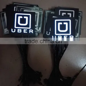 Popular 10cm*10cm Custom Flexible EL Panel Car Sticker With 12V EL Inverter thumbnail-2