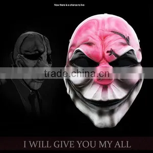 Factory Anime Cosplay Mask PAYDAY 2 Resin The Heist Hoxton Mask Halloween Party Props Cosplay Collection thumbnail-5