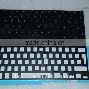 Professional Spanish Laptop Keyboard Replacement LED Backlight Lighting For Macbook Pro A1286 2008-2012 thumbnail-5