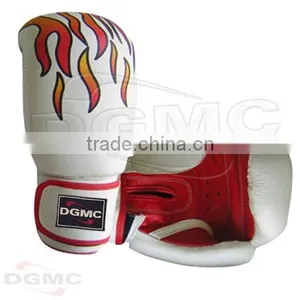 Printed Synthetic Leather Boxing Gloves for Professional Fight thumbnail-1