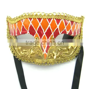 Princess Venice Men and Women Half Face Lace Hollow Led Mask Carnival Half Face Mask thumbnail-1
