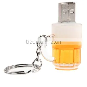 Promotional Beer Keychain Style USB Flash Disk With 8GB Memory Directly From Factory thumbnail-1