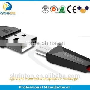 Original Remax TPE Copper Alien Cable for Iphone 5 and Micro thumbnail-5