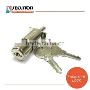 Metal Cabinet Office Desk Cylinder Push Drawer Lock thumbnail-2