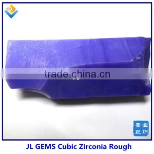 Hot Sale Violet Milky CZ / Cubic Zirconia Uncut Rough Gemstone Raw Materials Prices ,price of 1 Carat thumbnail-1
