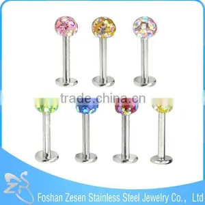 2016 Stainless Steel 16g Lip Rings Piercing Labret Jewelry Piercing Labret Studs thumbnail-5