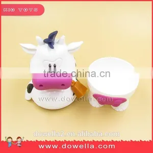 Toy Plastic Cute Cow Ice Cream Cup for Kid, Plastic Cup, PP Cup, Promotion Gift. thumbnail-1