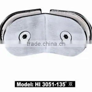 135 Angle Immobility Stainless Steel Single Glass Clamp thumbnail-1