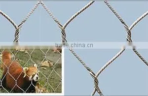 ss Animal Enclosure Rope Mesh/stainless Steel Wire Rope Mesh Net thumbnail-3