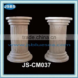Carved Stone Round Pillar Base thumbnail-1