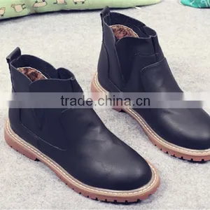 Plastic Ankle Boots for Women Rubber Cowboy Rain Boots Women Made in China XT-DA0764 thumbnail-5