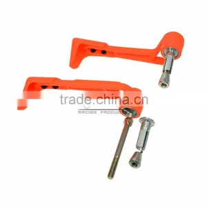 BJ-LG-004 Motorcycle Parts Orange Bent Style Plastic Motorcycle Brake Clutch Lever Guard thumbnail-5