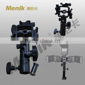 JM-74 Three Head Hotshoe Holder,photo Lighting Support,Photographic Equipment thumbnail-1