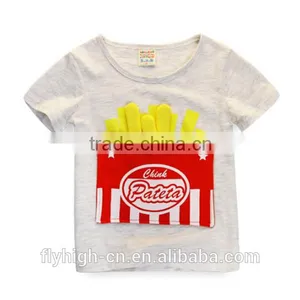 High Quality Cute Design Custom Cotton Children t Shirt,kids t Shirt thumbnail-1