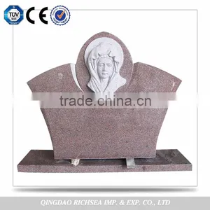 Professional Stone Company With Good Price Cemetery Monuments Granite Carving Tombstone thumbnail-1